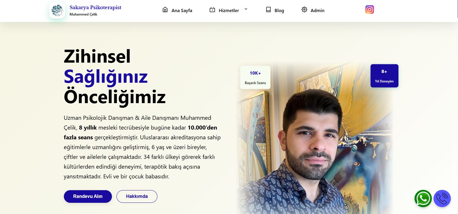 Sakarya Klinik Psikoterapist Web Sitesi